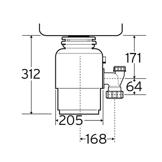 atlieku smulkintuvas evolution 100 ismatavimai brezinys
