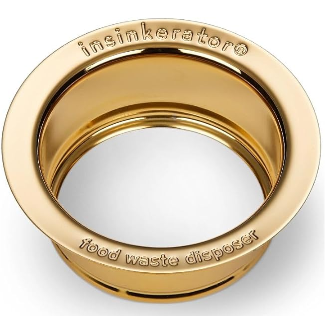 insinkerator atlieku smulkintuvo flansas auksinis pirma
