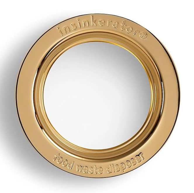insinkerator atlieku smulkintuvo flansas auksinis virsus